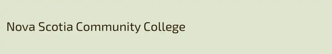Nova Scotia Community College